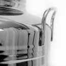 Edelstahlkanne 75 Liter Inhalt  OHNE Edelstahlauslaufhahn