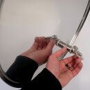 Zottel Edelstahlfass liegend 50 Liter Inhalt /...
