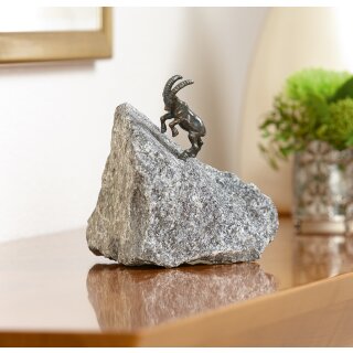 Steinbock mini 8 cm hoch (ohne Stein)