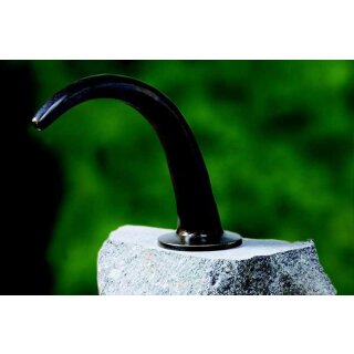 Brunnenauslauf, bronze, mittel, grün patiniert, original Rottenecker Objekt