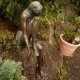 Bronzefigur Frau sitzend, Emanuelle 70cm hoch