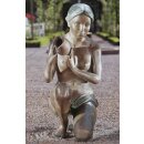 Bronzefigur Frau sitzend / kniend, Akt Alessia 72 cm hoch