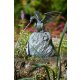 Gartendeko: Bronzefigur Drachenvogel Terrador klein, Wasserspeier/Brunnen, 20 cm hoch